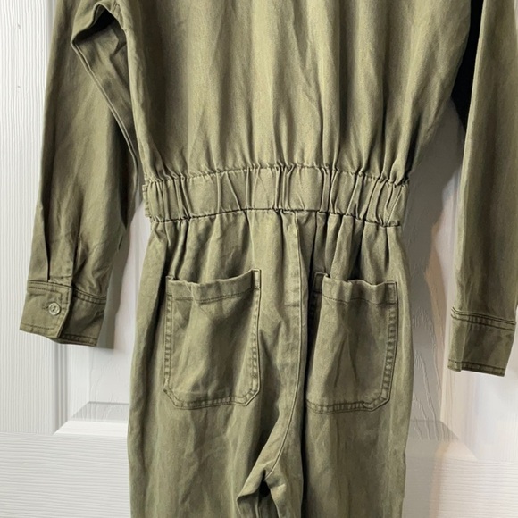 Young Fabulous & Broke Long Sleeve Jumpsuit in Pine Green Size S - Picture 11 of 15